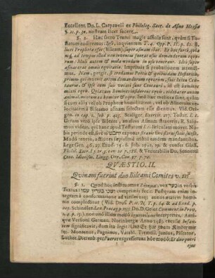 Quaestio II. Quinam fuerint duo Bileami Comites v. 21?