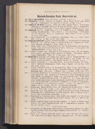 Römisch-Deutsches Reich, Oestereich etc