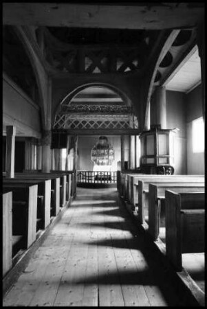 Lom: Lom Stabkirche, Innenraum