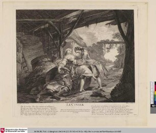 Suite d'estampes tirées des Contes de la Fontaine: LE CUVIER