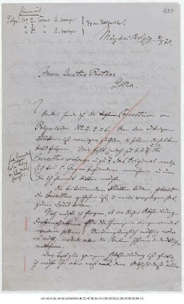 Brief von Reinhold Grundemann an Justus Perthes' Geographische Anstalt <Gotha> : Mörz bei Belzig, 21.03.1870