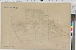 Dülmen, Stadt und Kspl., Haus Dülmen (Dülmen), Umlegung Dülmen, Urkarte 2 Dülmen Flur 24