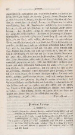 212-236 Praktische Theologie