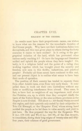 Chapter XVIII. Religion of the Chinese