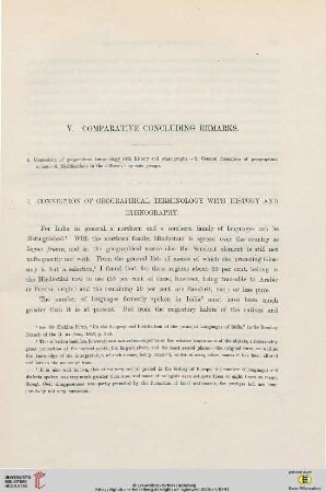 Comparative Concluding Remarks