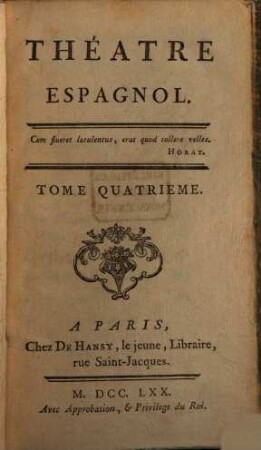 Théatre Espagnol, 4