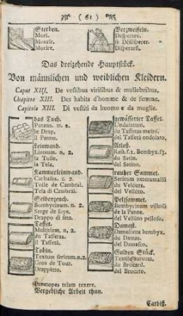 Von männlichen und weiblichen Kleidern