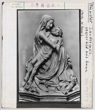 Münster, Landesmuseum: Vesperbild aus Unna
