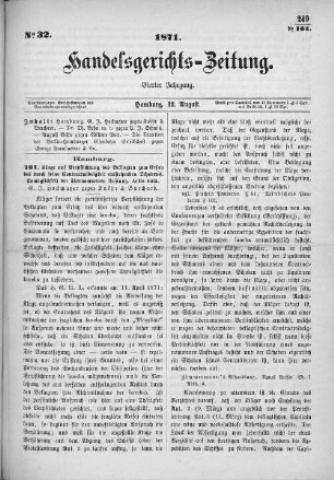 No. 32. 12. August 1871