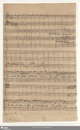 Geist des Allmächtigen fahre hernieder. Fagments - Mus.2-E-648 : V (2), strings, bc