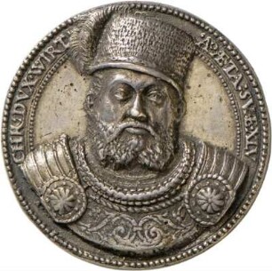 Medaille auf Herzog Christoph von Württemberg, 1559