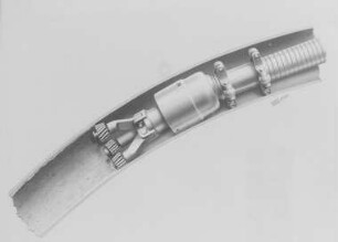 Rohrreiniger für Steilrohrkessel mit elektrischem Antrieb (Hanomag, Hannover) : Technikgeschichte | Maschinenbau | Kraftmaschinen | Dampfkesselalagen, Feuerungen