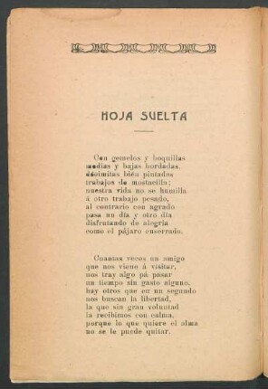 Hoja suelta