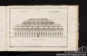 No. 2. La Facade de biais. Facade von der Seiten.