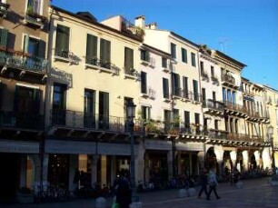 Padua: Häuser an der Piazza dei Signori