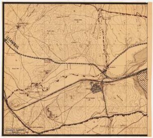 Gesamtbebauungsplan Ankara. Umgebung von Ankara: Cimento Fabrikasi, Teil der Übersichtspläne Inv.Nr. 22983 bis 22988 1:10000