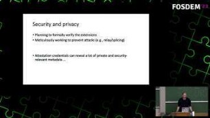 Hardware-backed attestation in TLS