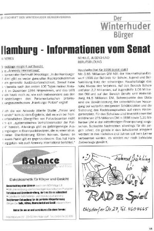 Hamburg - Informationen vom Senat