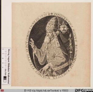 Bildnis Papst Innozenz IX. (Gian Antonio Facchinetti) (reg. 29. 10.- 30. 12. 1591)