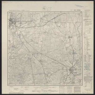 Messtischblatt 3025 = [1531] : Soltau, 1940 : Messtischblatt 3025 = [1531] : Soltau. - Aufn. 1899, bericht. 1935, letzte Nachtr. 1940. - [Berlin] : Reichsamt für Landesaufnahme, 1940. - 1 Kt. : zweifarb.
