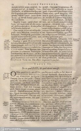 CAPUT VII. De eo quod EST, & quod dicitur non esse.