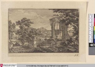 [Landschaft mit Ruinen; Landscape with ruins, The Flight into Egypt]