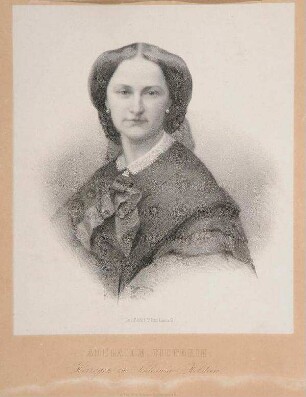 Bildnis von Adelheid (1835-1900), Herzogin von Schleswig-Holstein-Sonderburg-Augustenburg