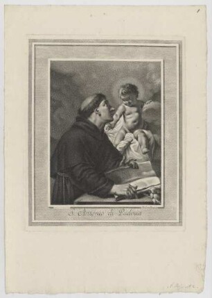 Bildnis des S. Antonio di Padoua