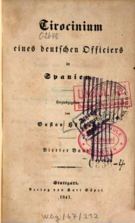 Tirocinium eines deutschen Officiers in Spanien, 4