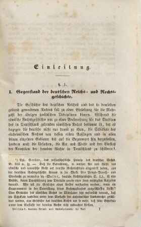 Deutsche Reichs- und Rechtsgeschichte : Zum Gebrauche bei akademischen Vorlesungen, [1]