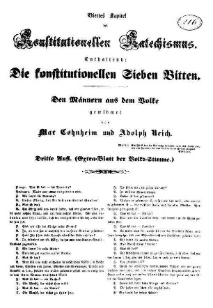 Viertes Kapitel des Konstitutionellen Katechismus.