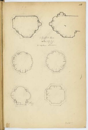 Kloster Chorin: Details (aus: Skizzen- und Fotoalbum 7)