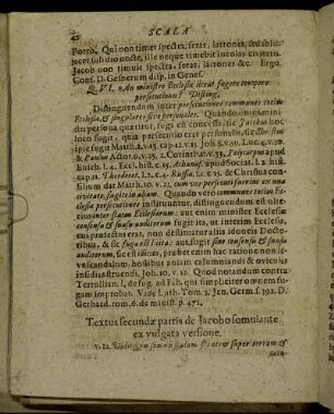 Textus secundæ partis de Jacobo somniante ex vulgata versione.