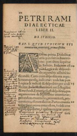 Petri Rami Dialecticae Liber II. De Iudicio.
