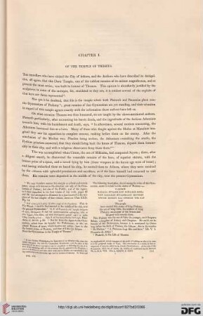 Chapter I. Of the Temple of Theseus