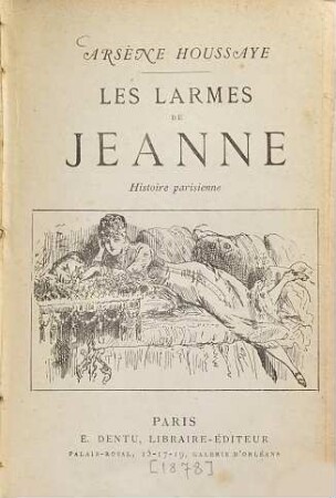 Les larmes de Jeanne : Histoire parisienne