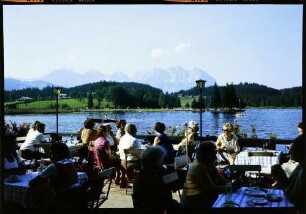 Kitzbühel: Schwarzsee, Kaffeeterrasse