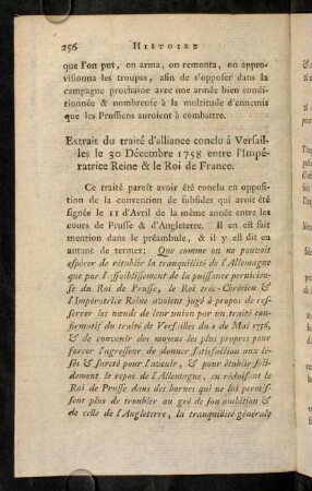 256-260, Extrait du traité d'alliance conclu...