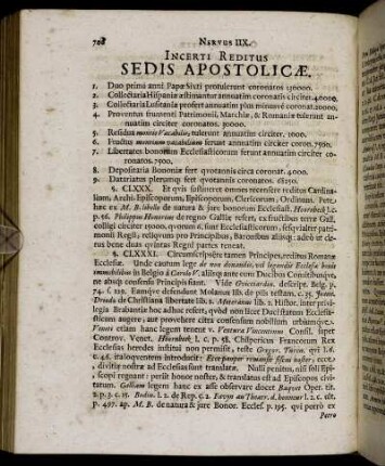 Incerti Reditus Sedis Apostolicæ.