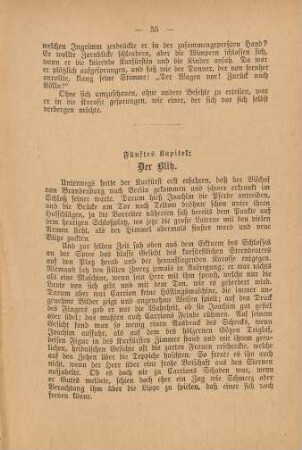 Fünftes Kapitel: Der Blitz