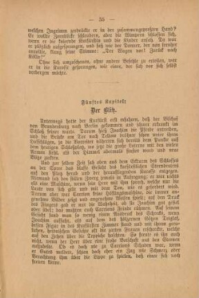 Fünftes Kapitel: Der Blitz