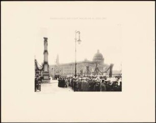 Festschmuck der Stadt Berlin am 22. März 1897: Ansicht
