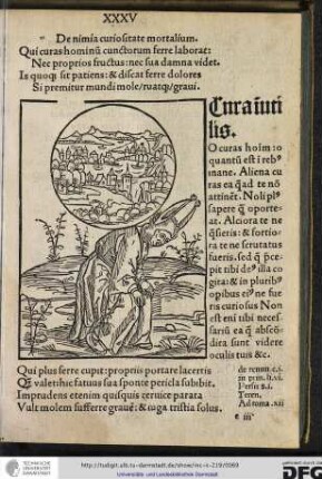 Qui curas hominum cunctorum ferre laborat, nec proprios fructus, nec sua damna videt...
