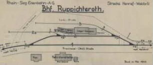 Ruppichteroth, Bahnhof: Gleisplan