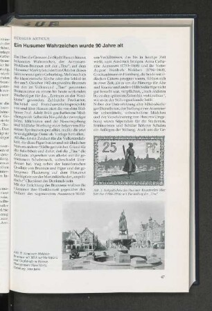 Ein Husumer Wahrzeichen wurde 90 Jahre alt