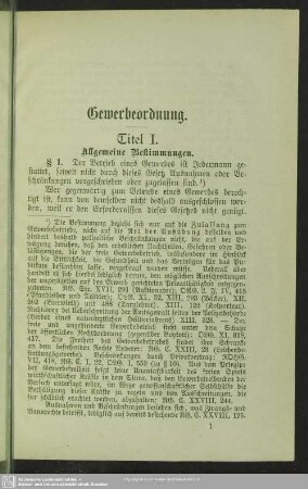Gewerbeordnung
