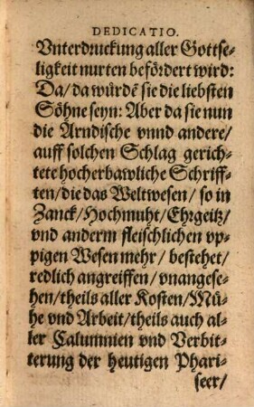 Heutiger Langwieriger ... teutscher Krieg ...