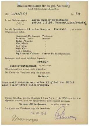 Danner-Rütschmann, Maria