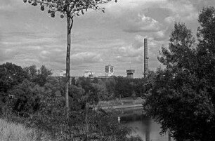 In Wittenberge an der Elbe : In Wittenberge an der Elbe, ehemalige Singer/Veritas-Nähmaschinenwerke mt dem grössten Uhrenturm seiner Art