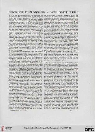Bürgerliche Wohnungskunst. Ausstellung in Bielefeld